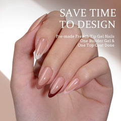BTArtboxnails XCOATTIPS Pre-applied primer and base coat for faster at-home manicure.
