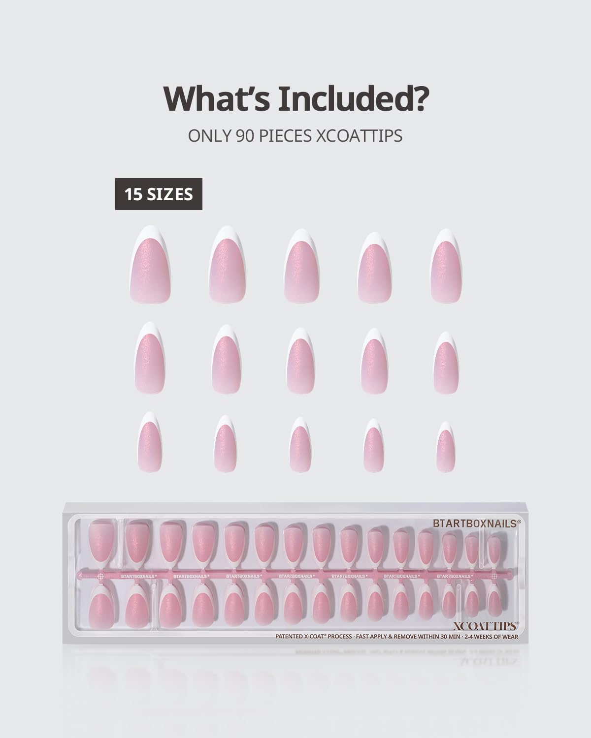 BTArtboxnails XCOATTIPS at-home salon-quality manicure with built-in gel top coat