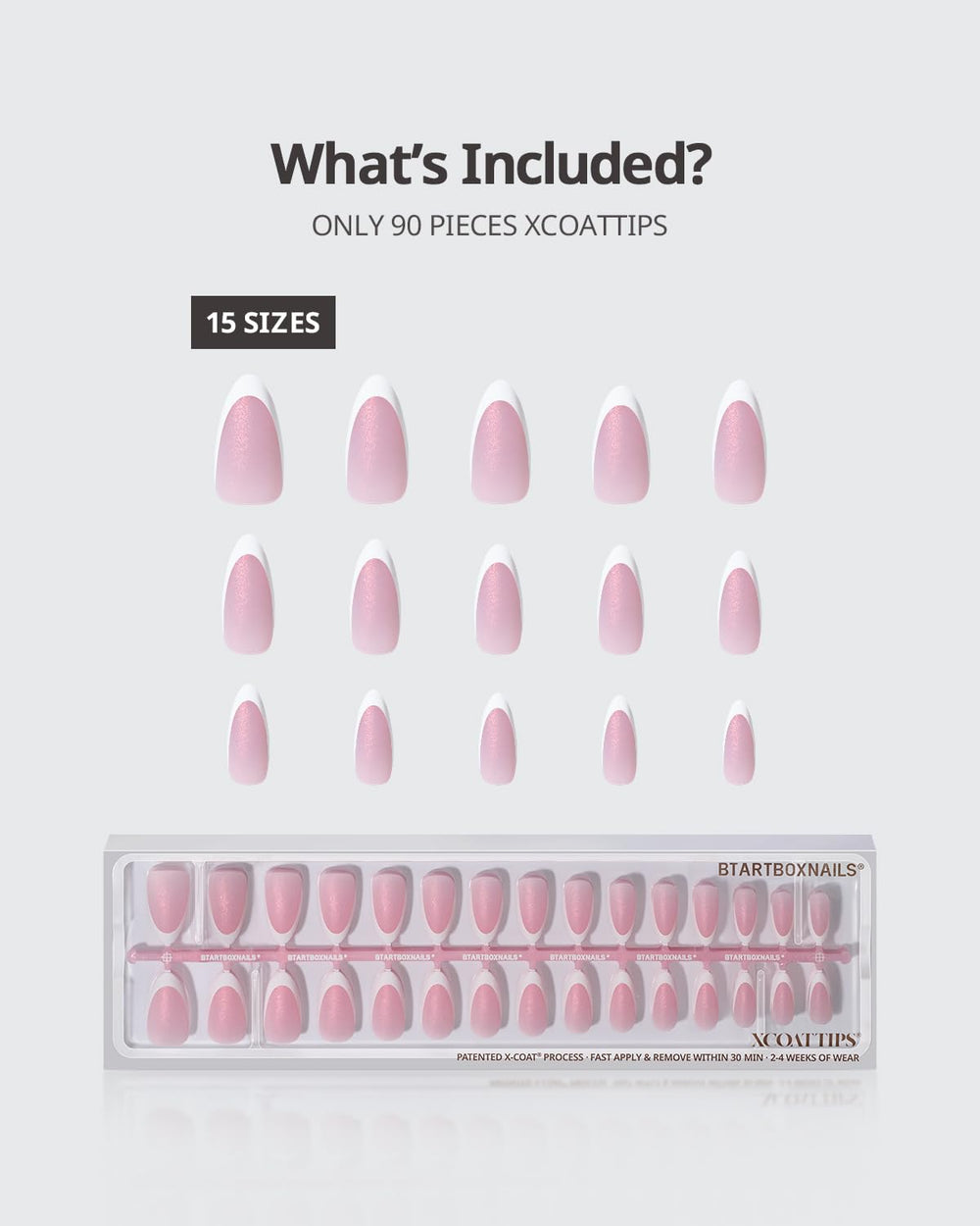 BTArtboxnails XCOATTIPS at-home salon-quality manicure with built-in gel top coat
