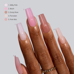 BTArtboxnails XCOATTIPS Pre-shaped and trimmed for quick, easy application.