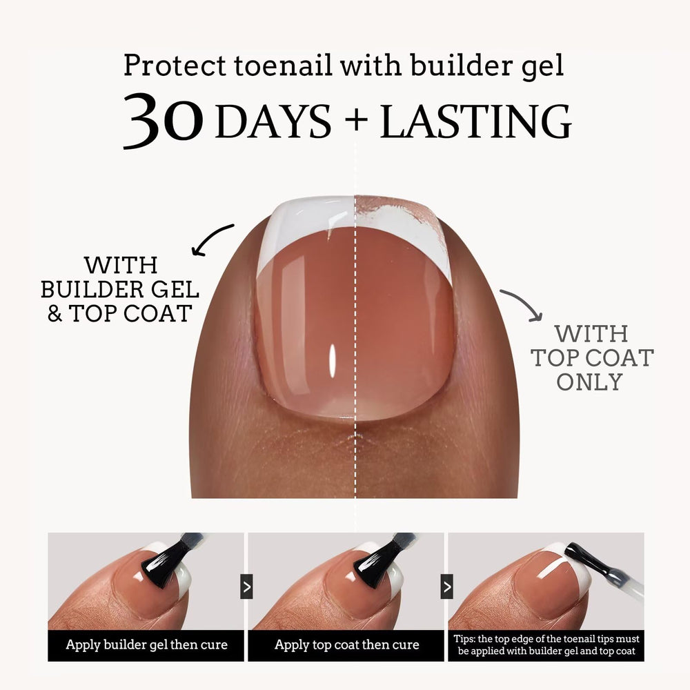 BTArtboxnails XCOATTIPS soak-off soft gel material for flexible fit.