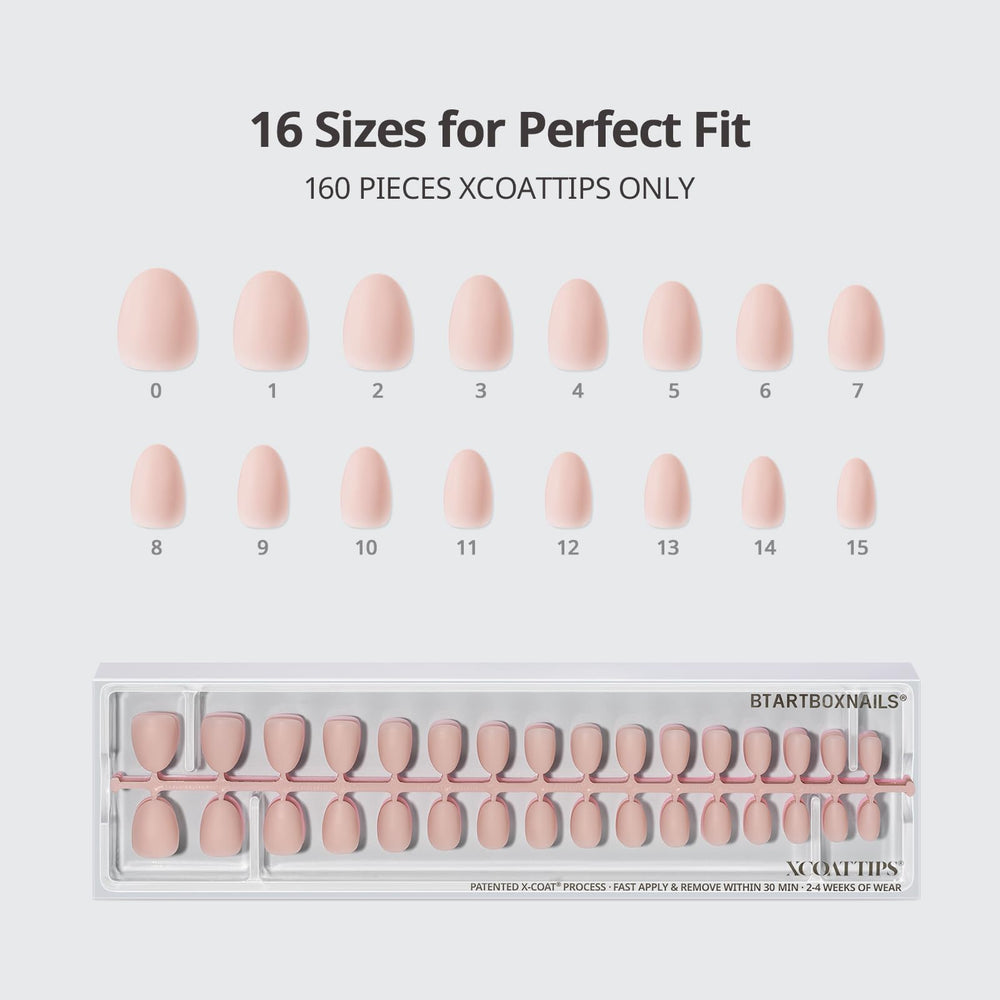BTArtboxnails XCOATTIPS tonos desnudos 06: retirada sencilla con removedor de uñas.