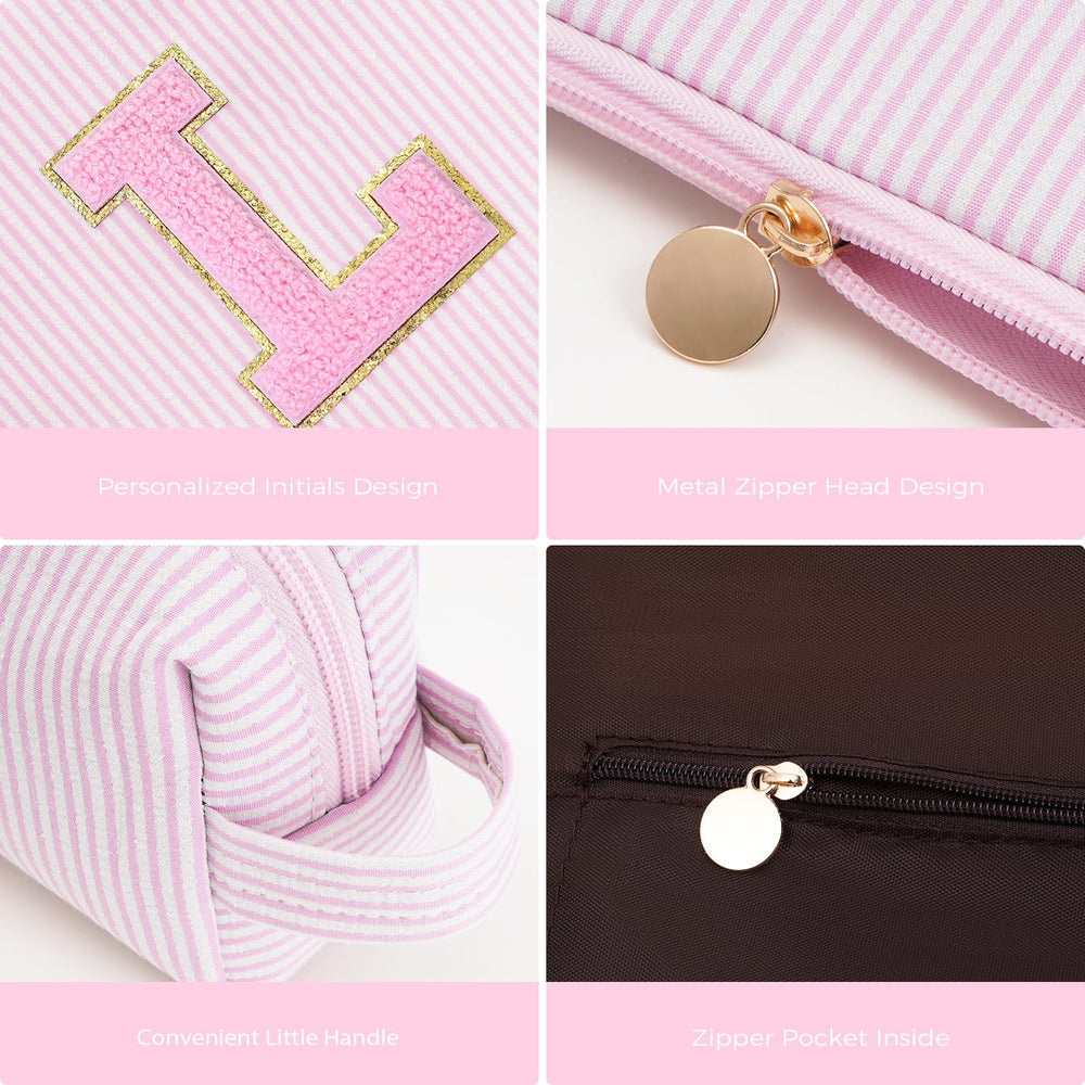 Btffitting smaller bag with handle provides portable storage for on-the-go touch-ups.
