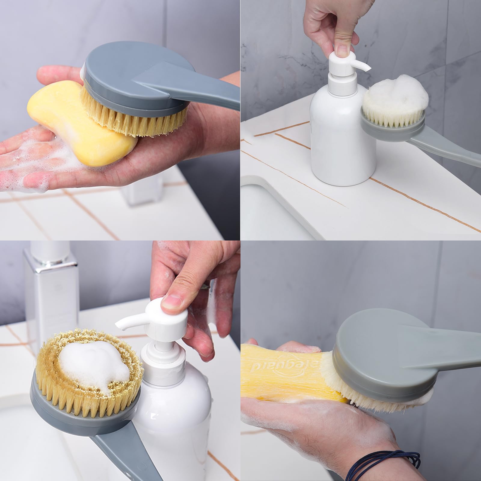 BTideas mango extensible de dos piezas para alcance en hombros y pantorrillas