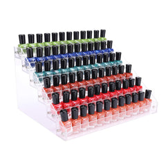 BTremary clear nail polish organizer 6-tier keeps bottles orderly and accessible.