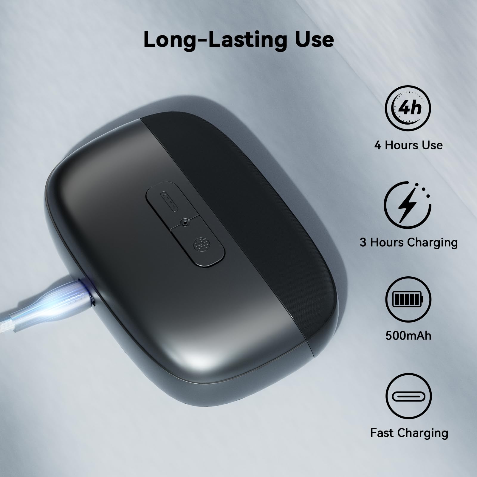 BTWOGO rechargeable nail clipper in use for seniors and kids