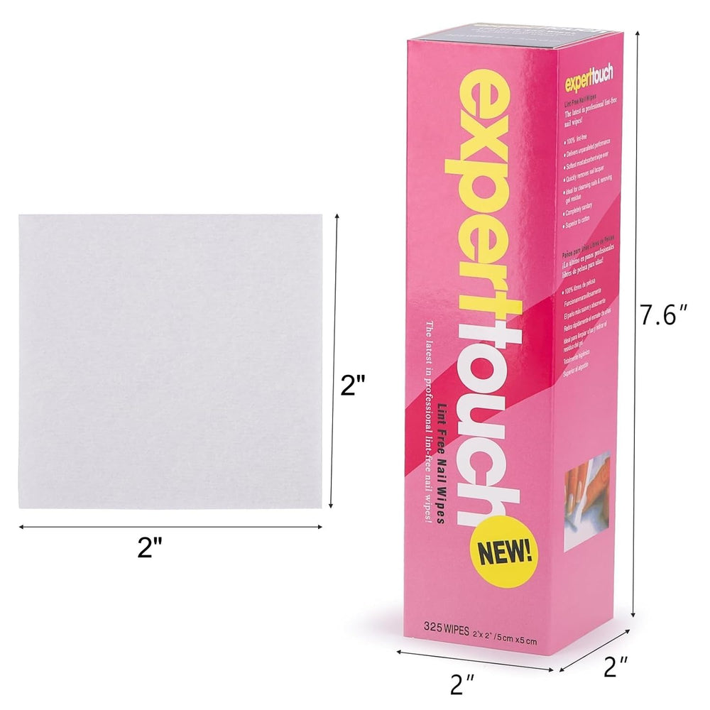 BTYMS soft absorbent wipes maintain strength during acetone application.