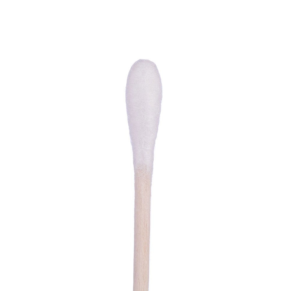 BTYMS 6-inch swabs reach tight corners with sturdy wooden sticks