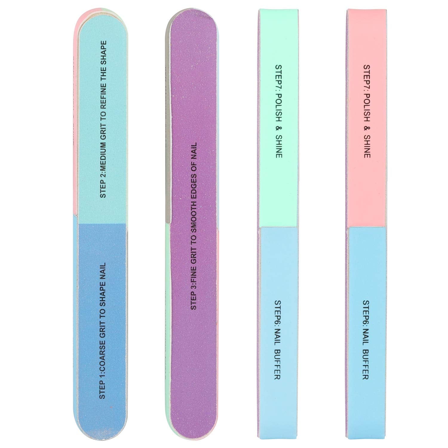 BTYMS nail file set guides shaping and buffing for a smooth finish