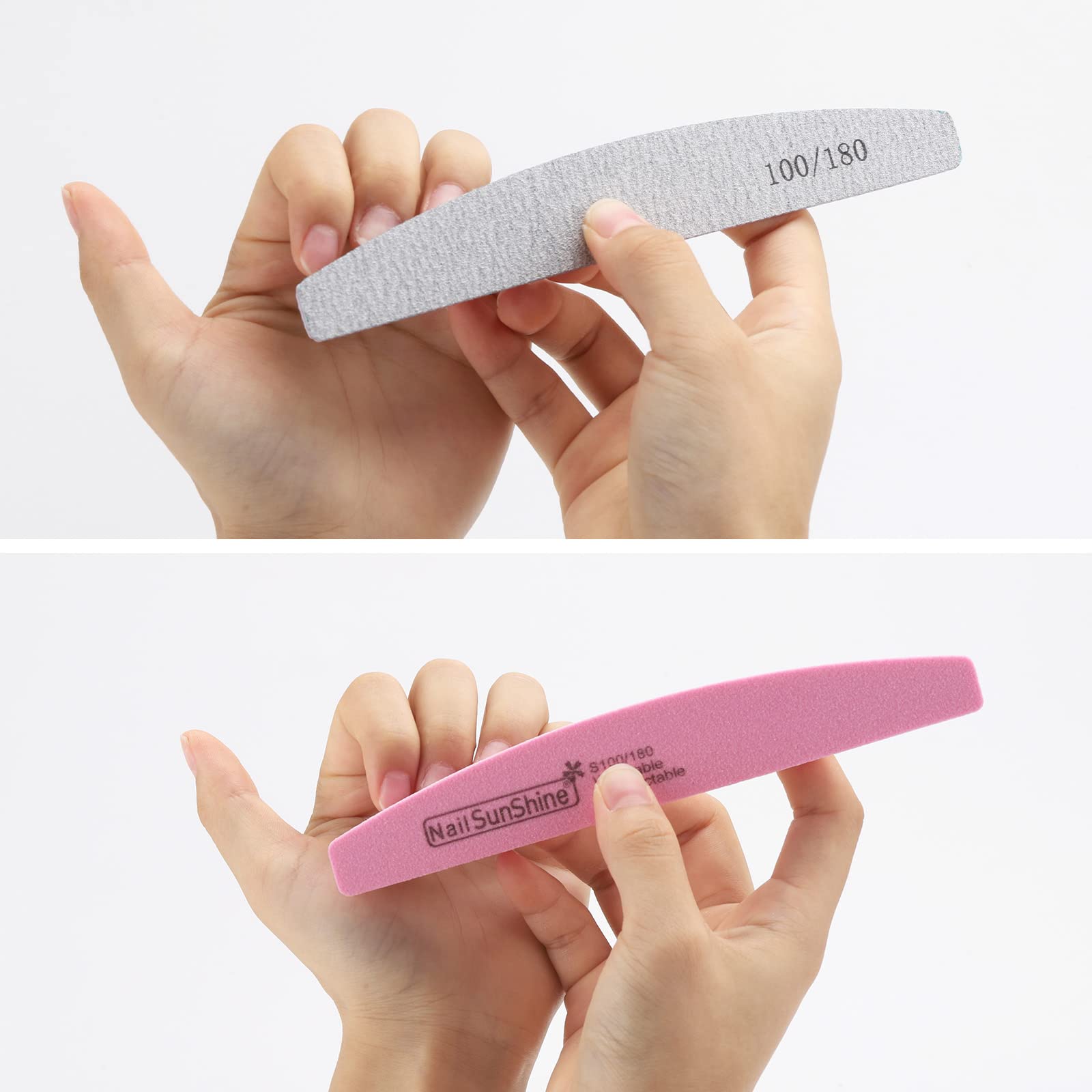 BTYMS prep tools for smoothing edges before UV gel or acrylic applications.