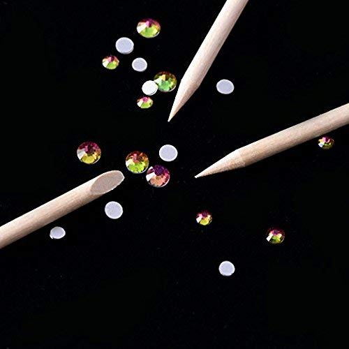 BTYMS orange wood sticks ideal for at-home nail art and pedicure detailing.
