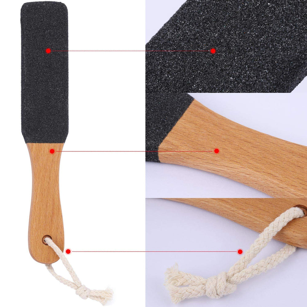 BTYMS foot file supports dry and wet use for convenience.