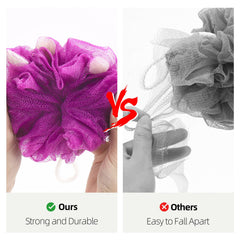 BTYMS Mesh Poufs with hanging rope ideal for quick air drying