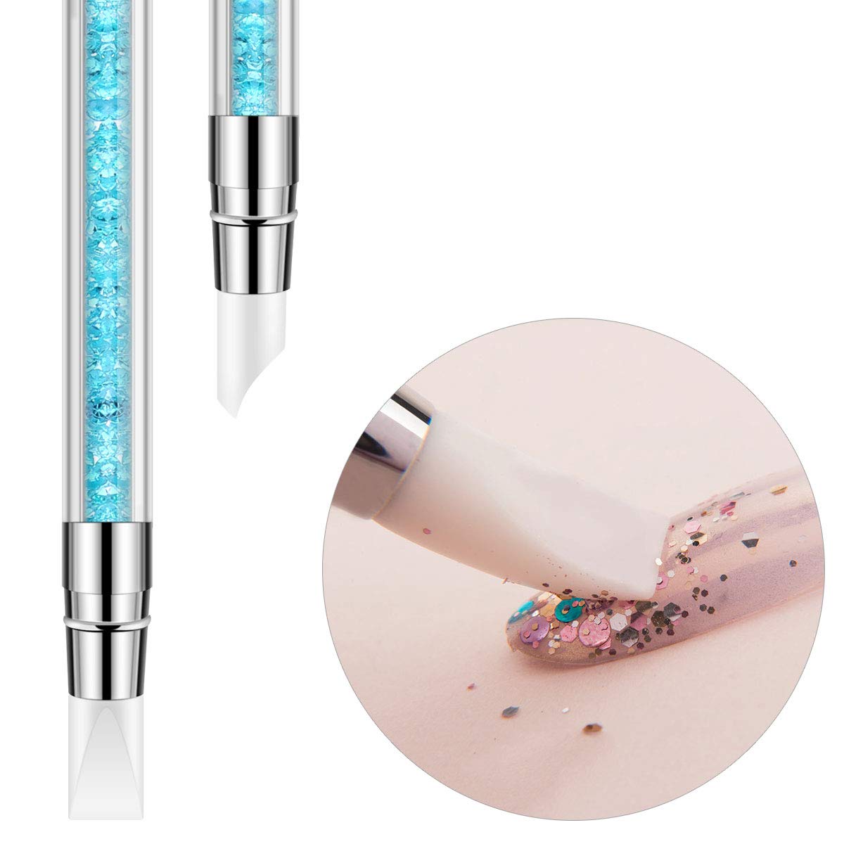 BTYMS silicone foil pen for durable, deformation-free nail decoration.