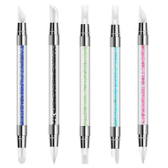 BTYMS silicone nail tools dual tipped pen for precise carving and painting.