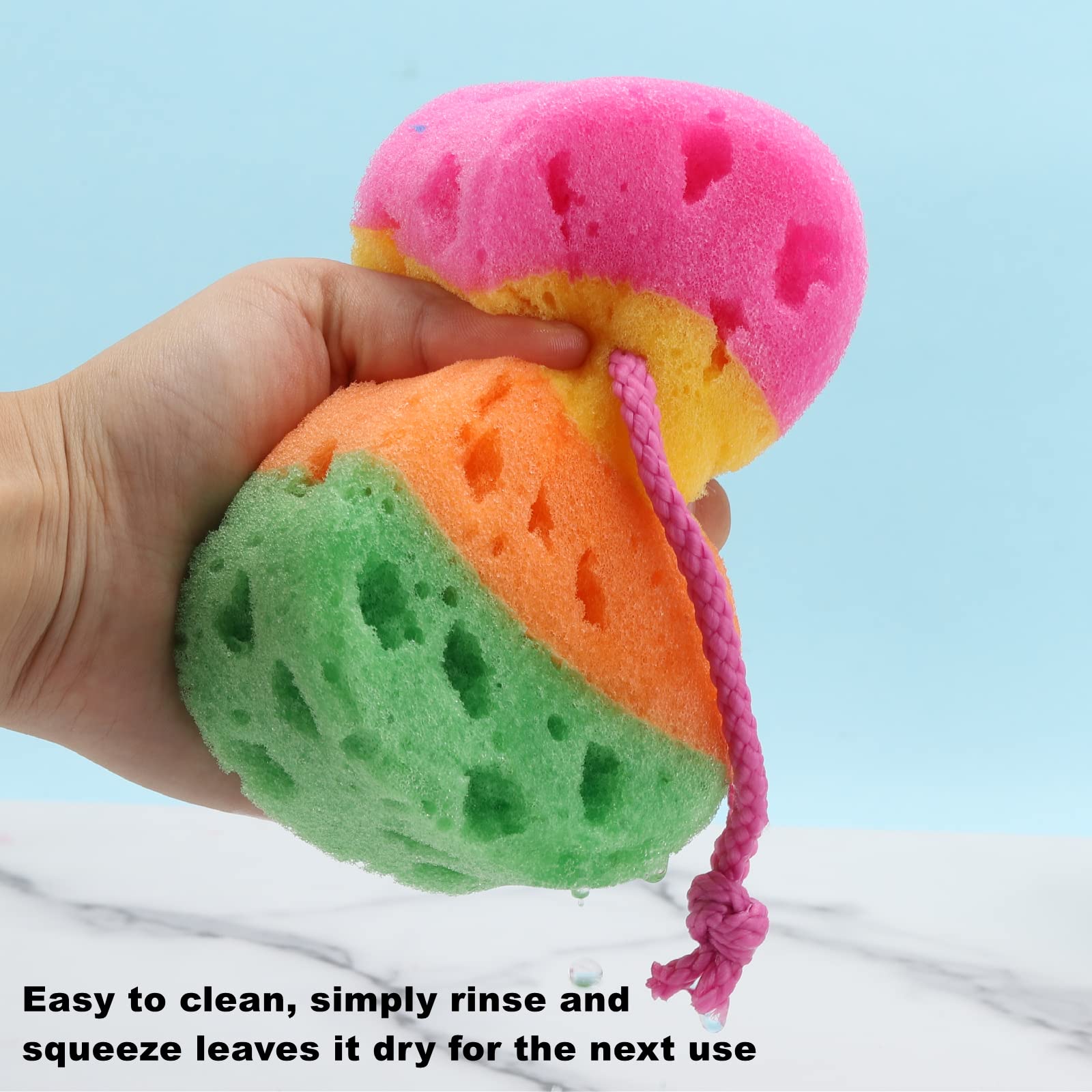 BTYMS three-color sponge varieties for shared use in the bathroom.