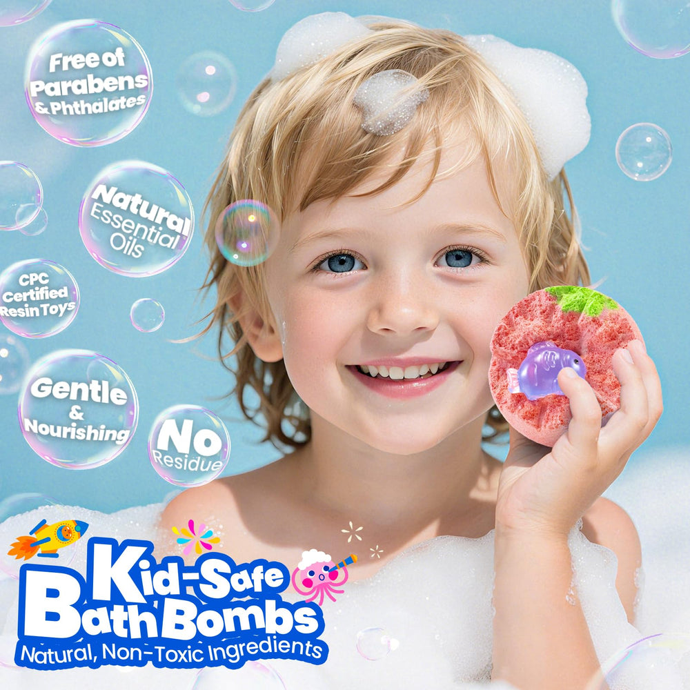 BubbleTail bombas de baño 1-8-pulgadas diseñadas para juego prolongado y burbujas abundantes