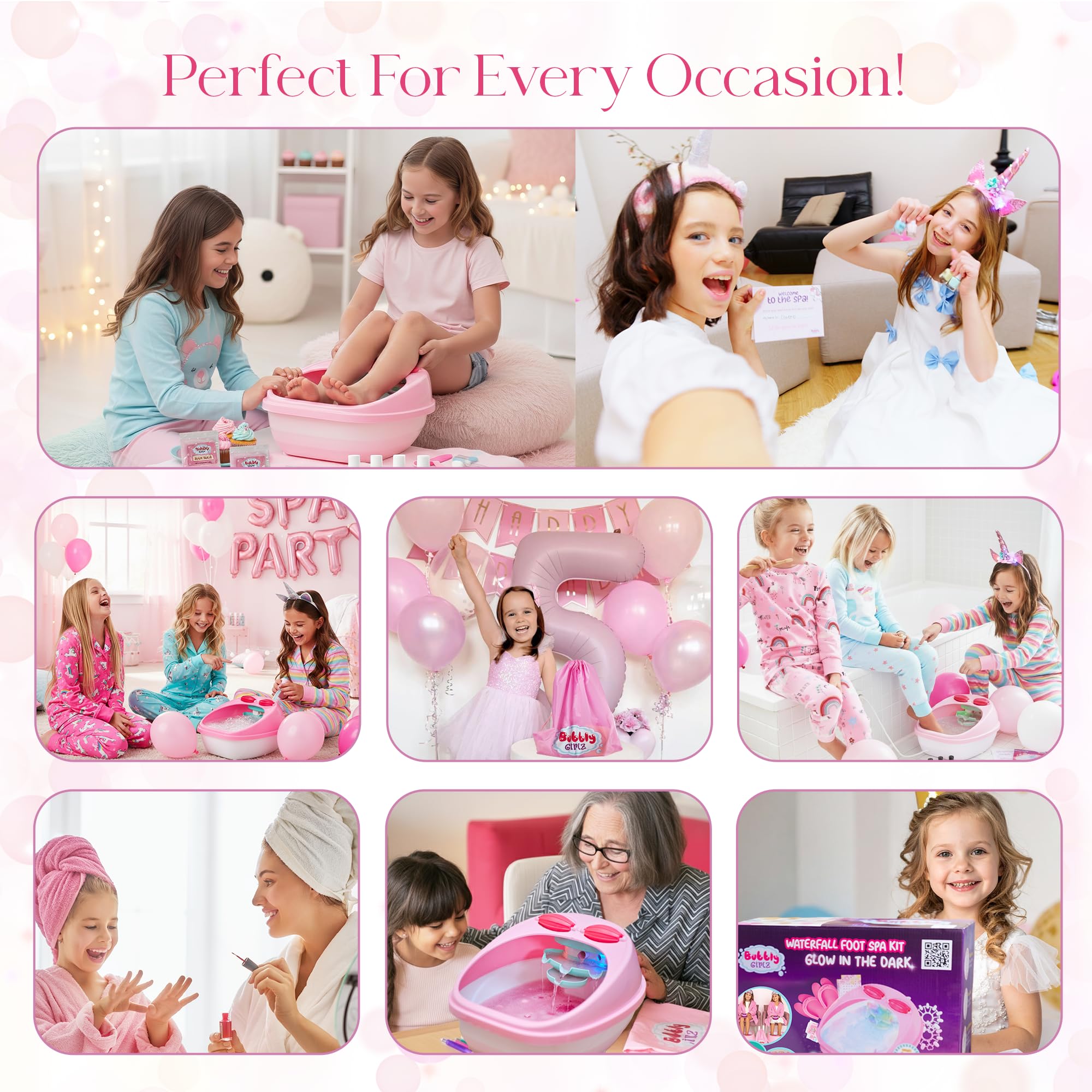 Bubbly Girlz printable invitations help coordinate birthdays and playdates.