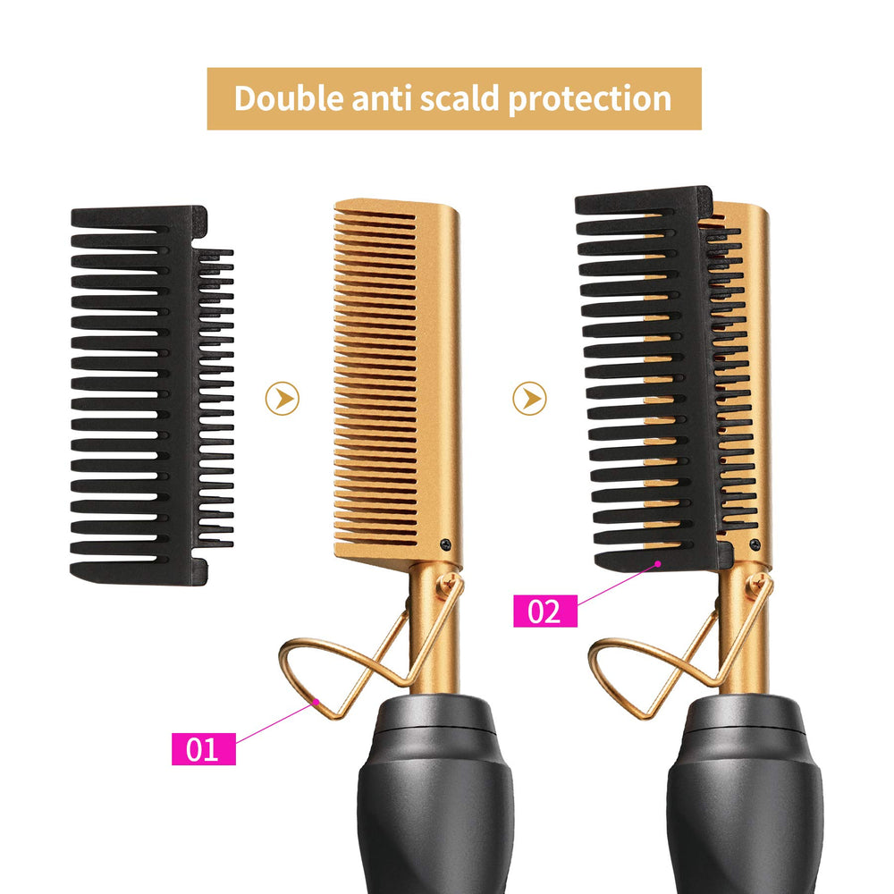 Budigl straightener compatible with all hair types and textures
