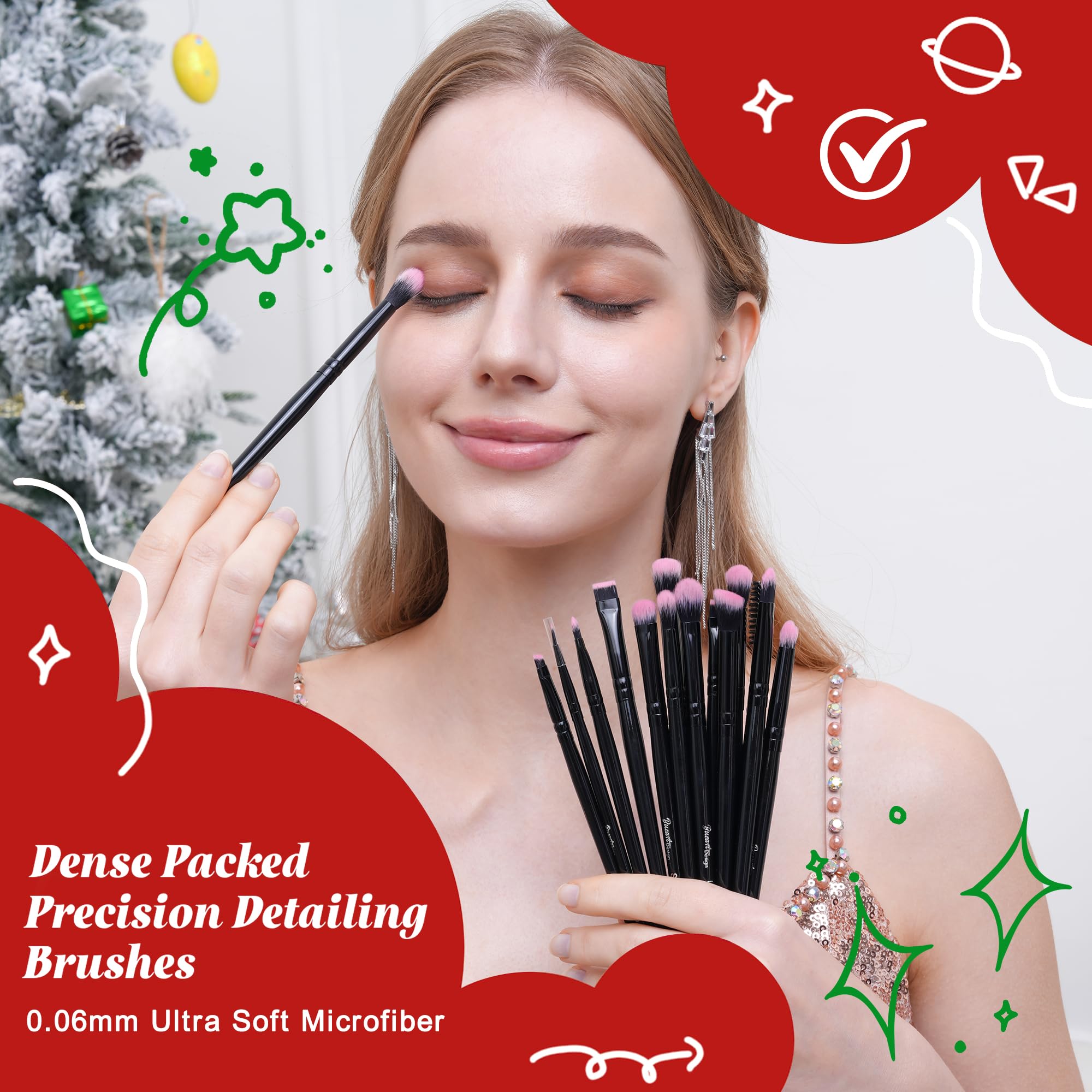 Bueart Design angled contour blush brush sculpts cheekbones precisely.