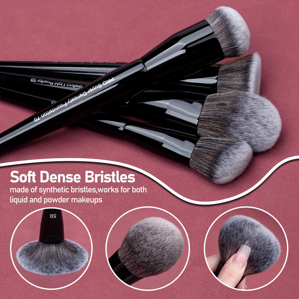 Bueart Design face and eye brushes suit natural or glam looks