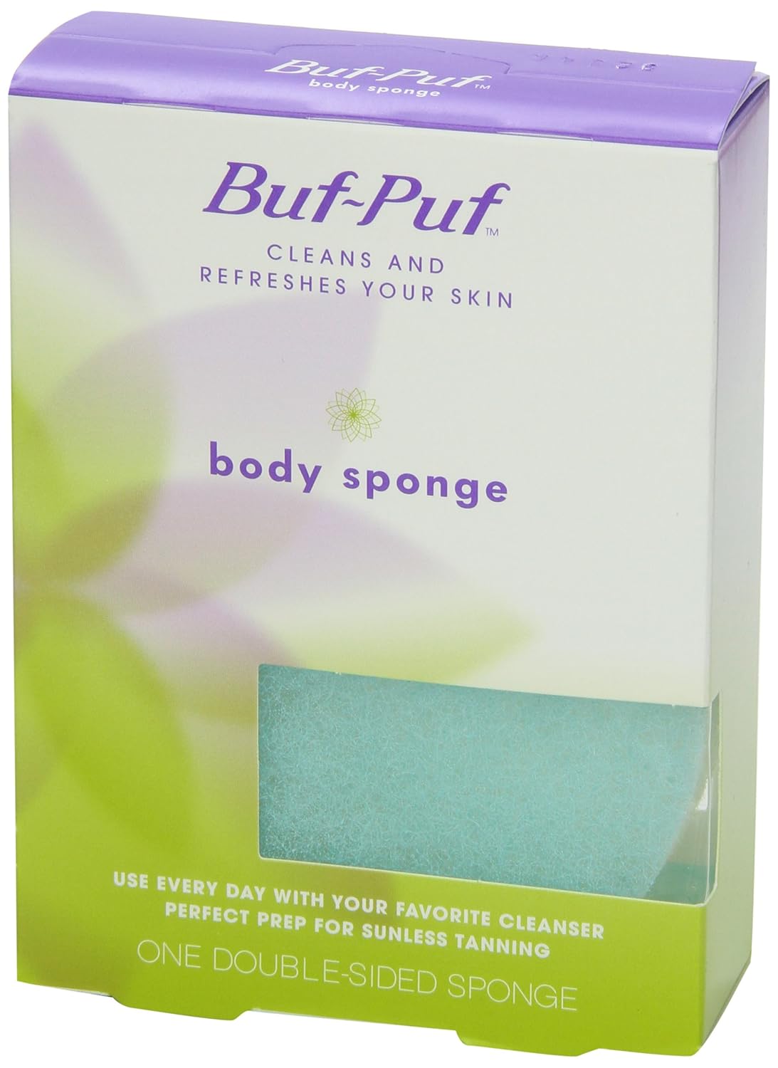 Buf-Puf body sponge suitable for face and body cleansing