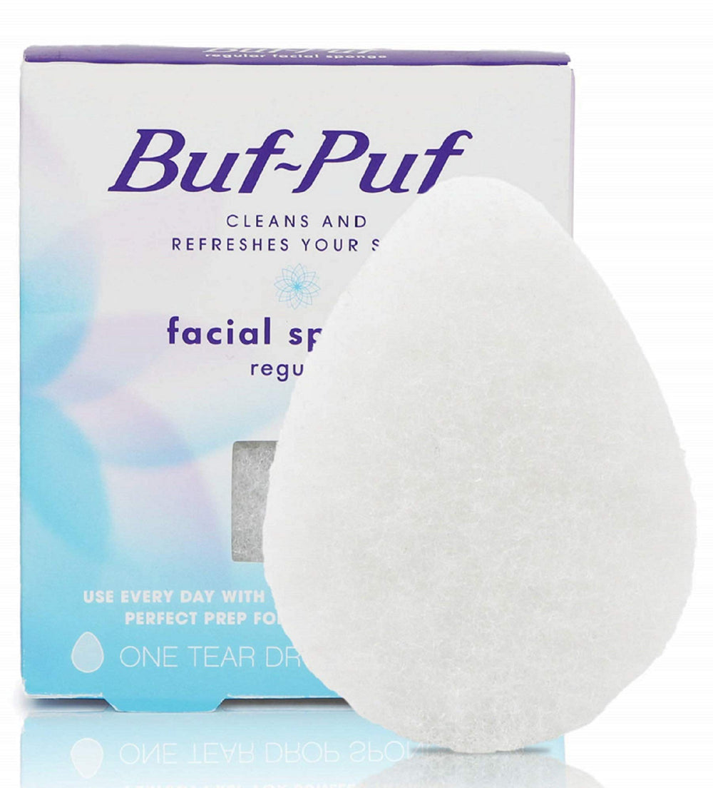 Buf-Puf Esponja Facial Regular para limpieza profunda y suave.