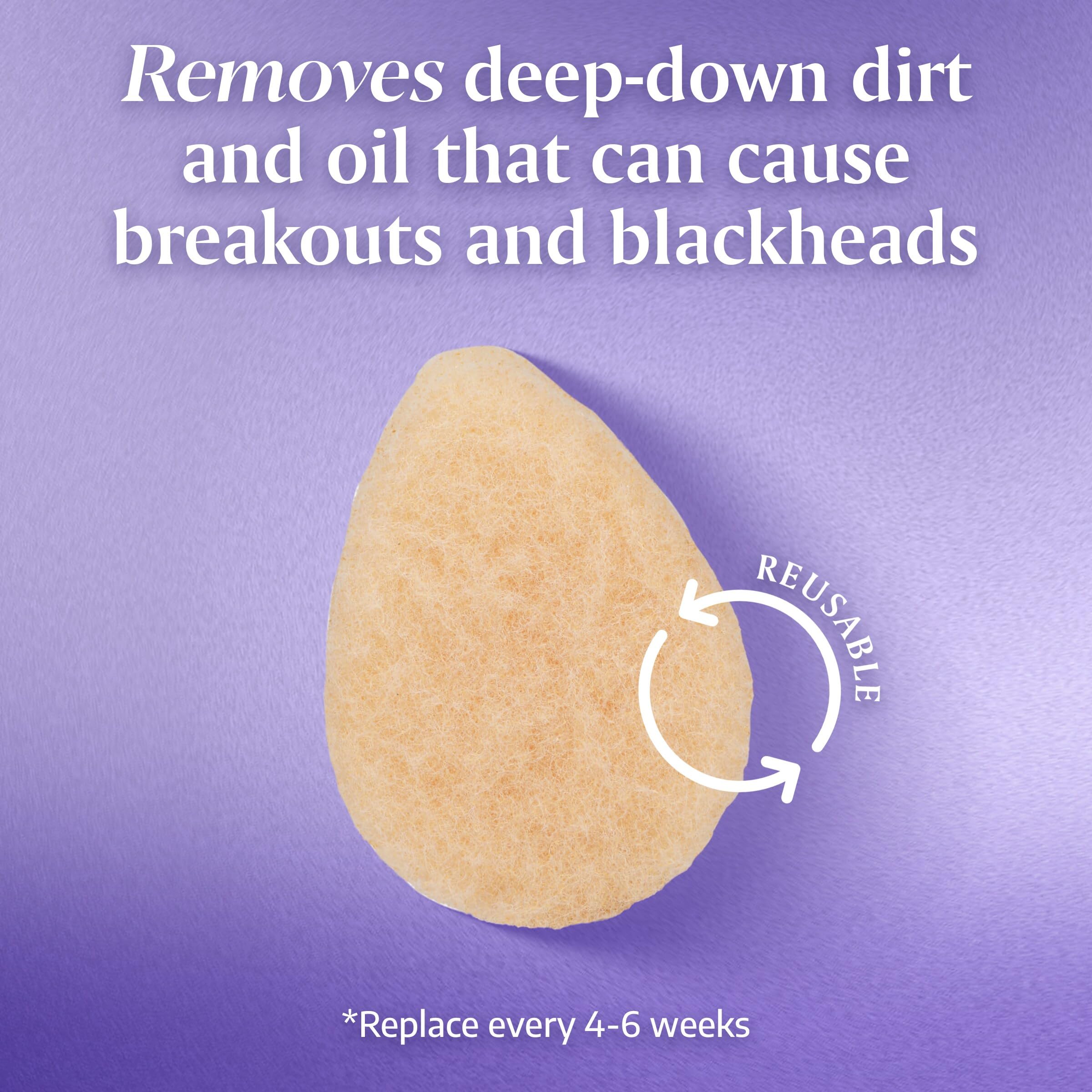 Buf-Puf exfoliating effect on dry skin for gentle renewal