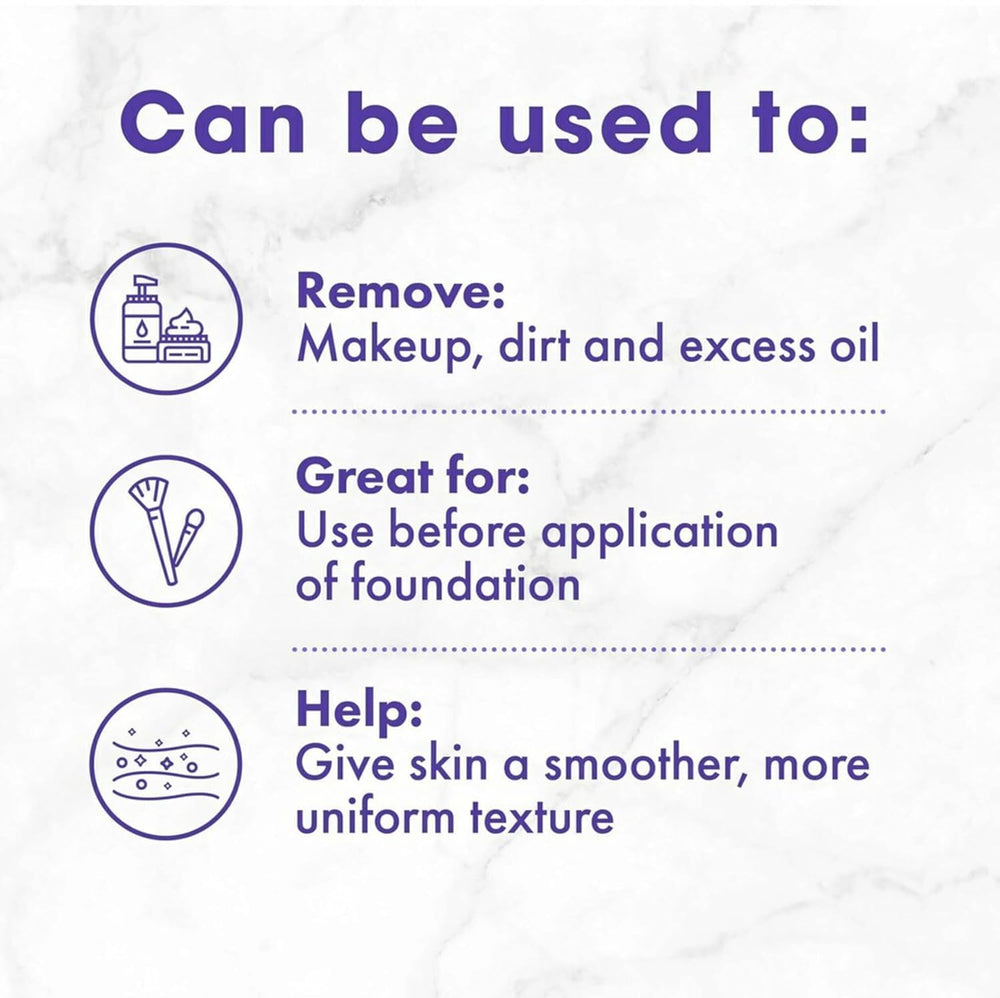 Buf-Puf esponja lista para aplicar crema hidratante tras la exfoliación.