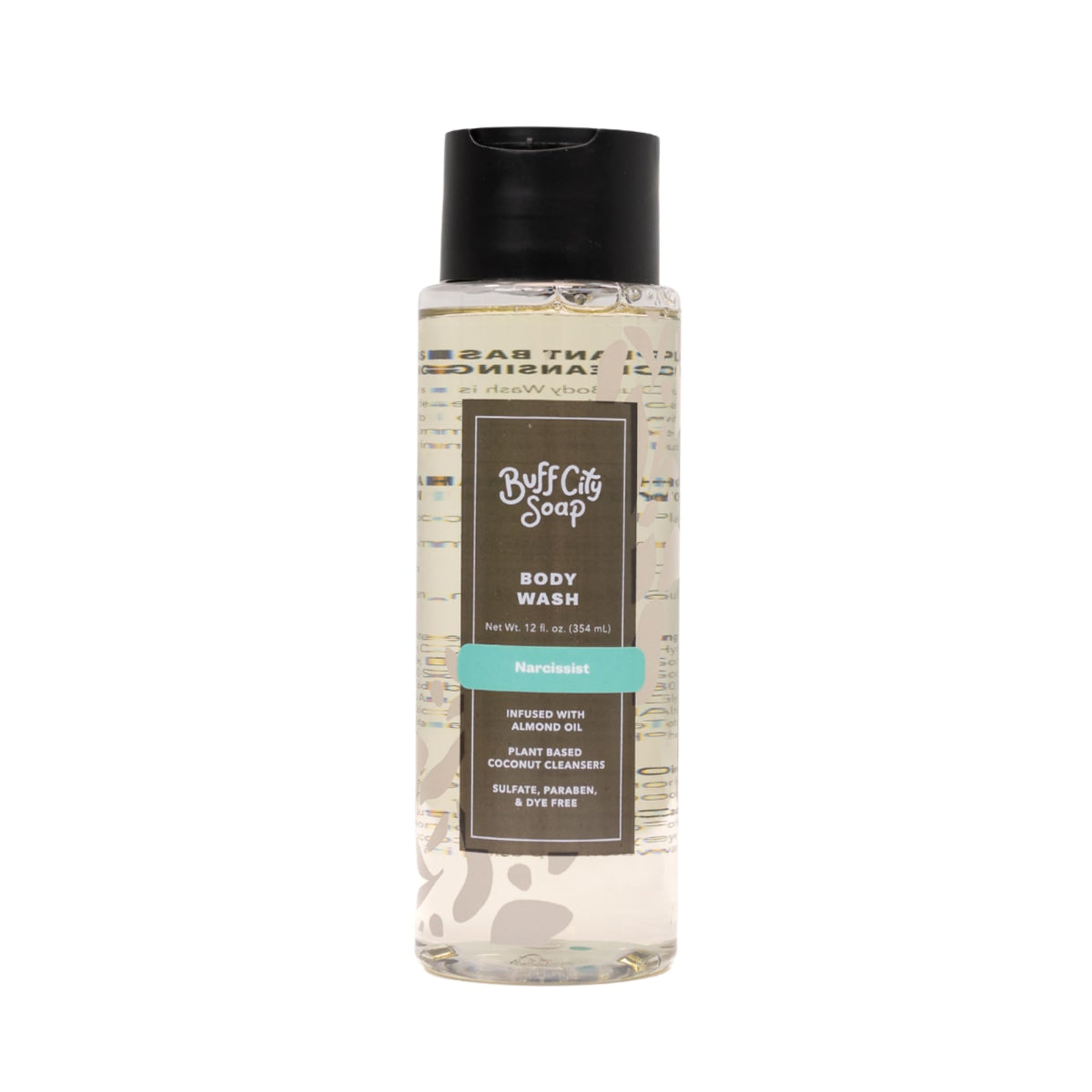 Buff City Soap gel de ducha vegetal con coco y aceite de almendra para piel suave