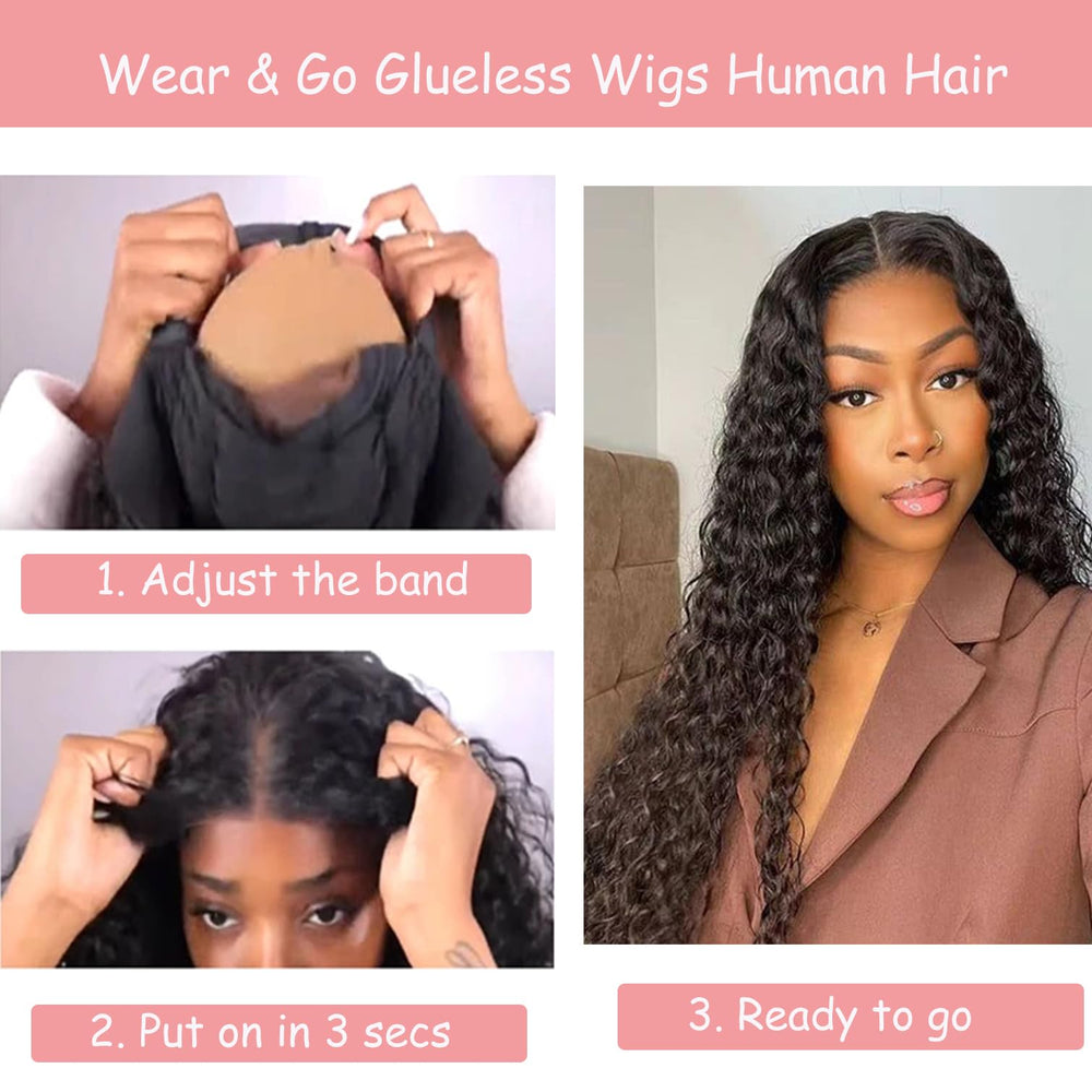 Bugtum deep wave wig ideal for weddings and parties