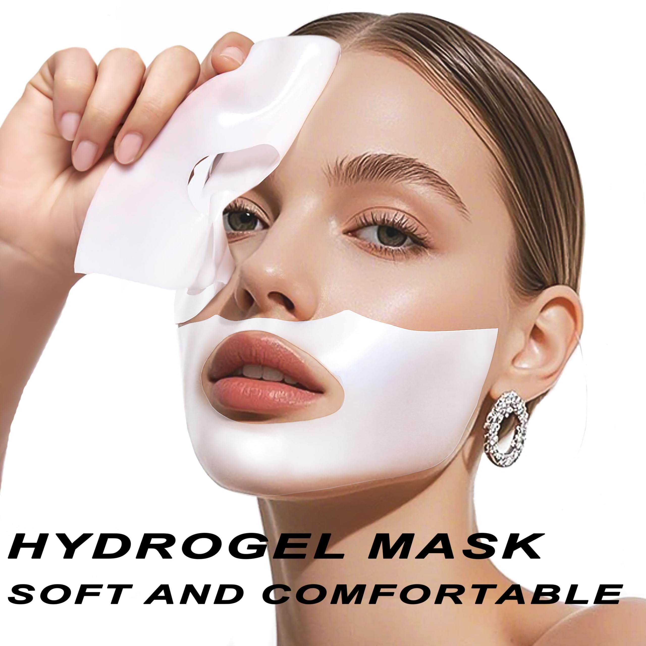 Bukamkom mascarilla hidrogel textura transparente aplicación suave y cómoda