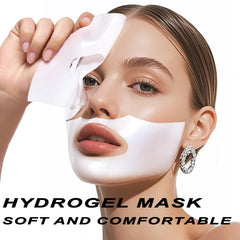 Bukamkom mascarilla hidrogel textura transparente aplicación suave y cómoda