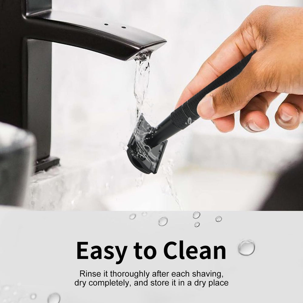 BULIMICA easy blade-change demonstrates quick swap for fresh shave