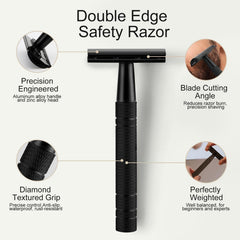 BULIMICA reusable metal razor body highlighting eco-friendly design
