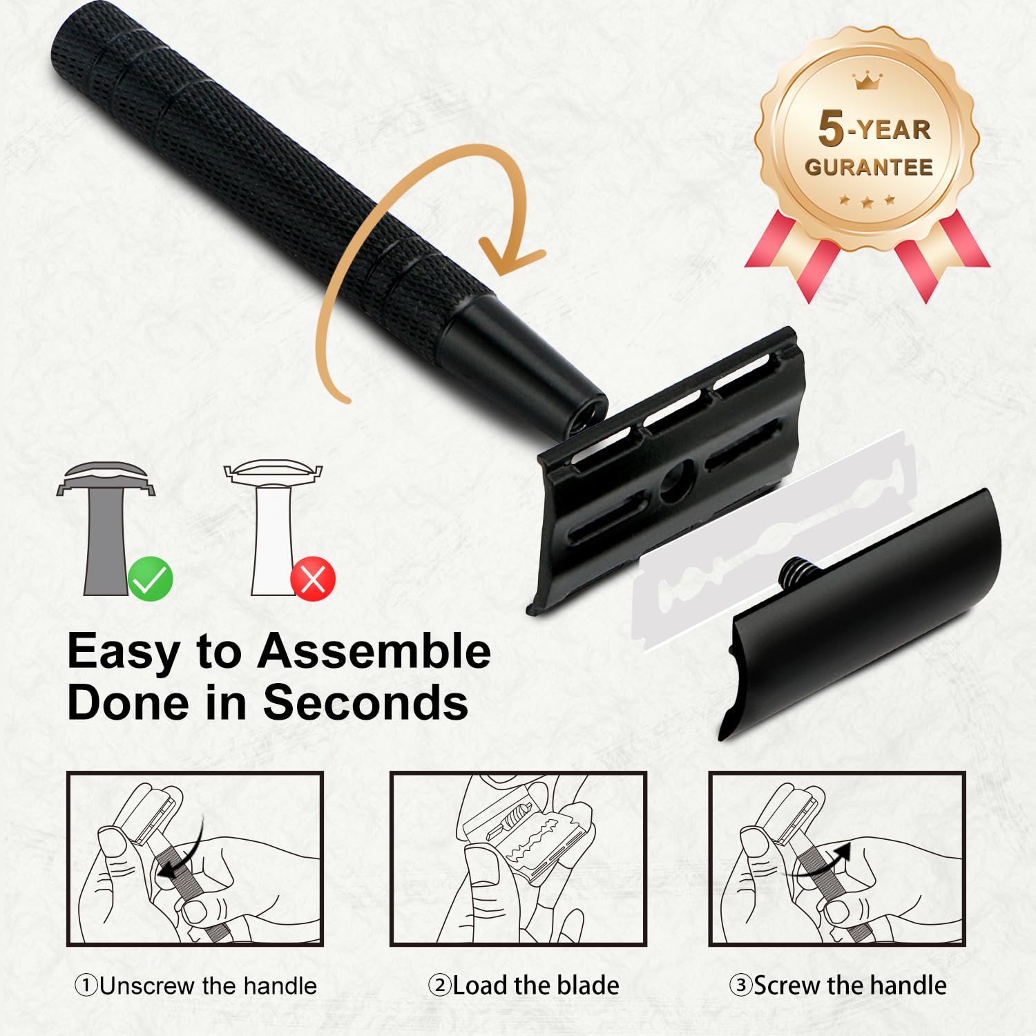 BULIMICA travel-ready razor beside compact case for on-the-go grooming