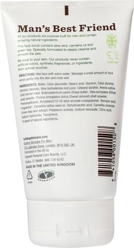 Bulldog Exfoliante Facial Original Aloe Vera: hidratación suave durante la exfoliación.