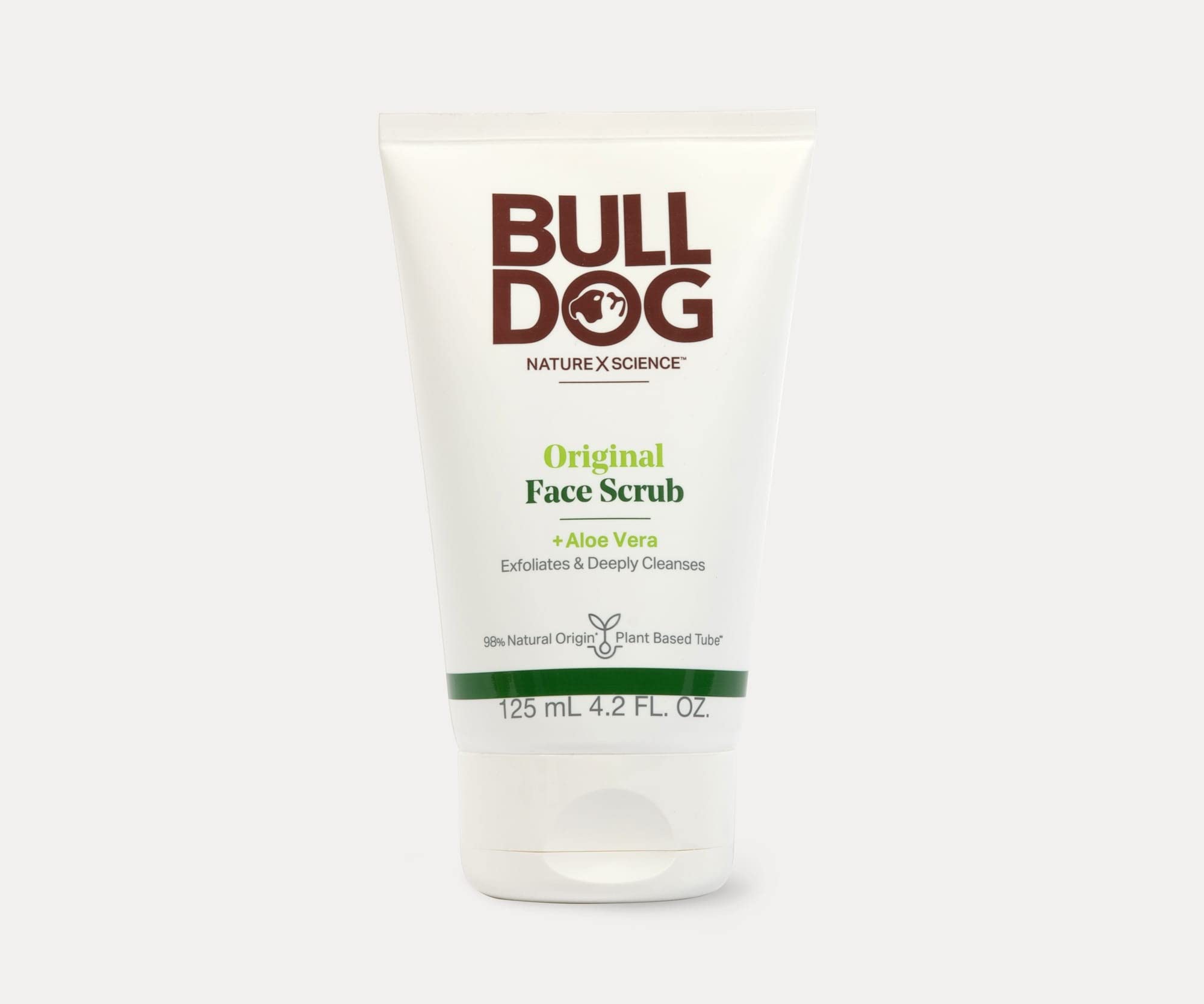 Bulldog Exfoliante Facial Original: aplicación suave para piel normal.