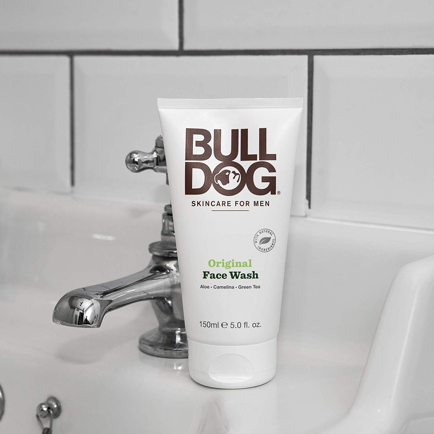 Bulldog limpiador facial original, empaque plano para el hogar