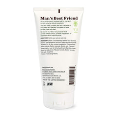 Bulldog limpiador facial original, etiqueta trasera, ingredientes y uso recomendado