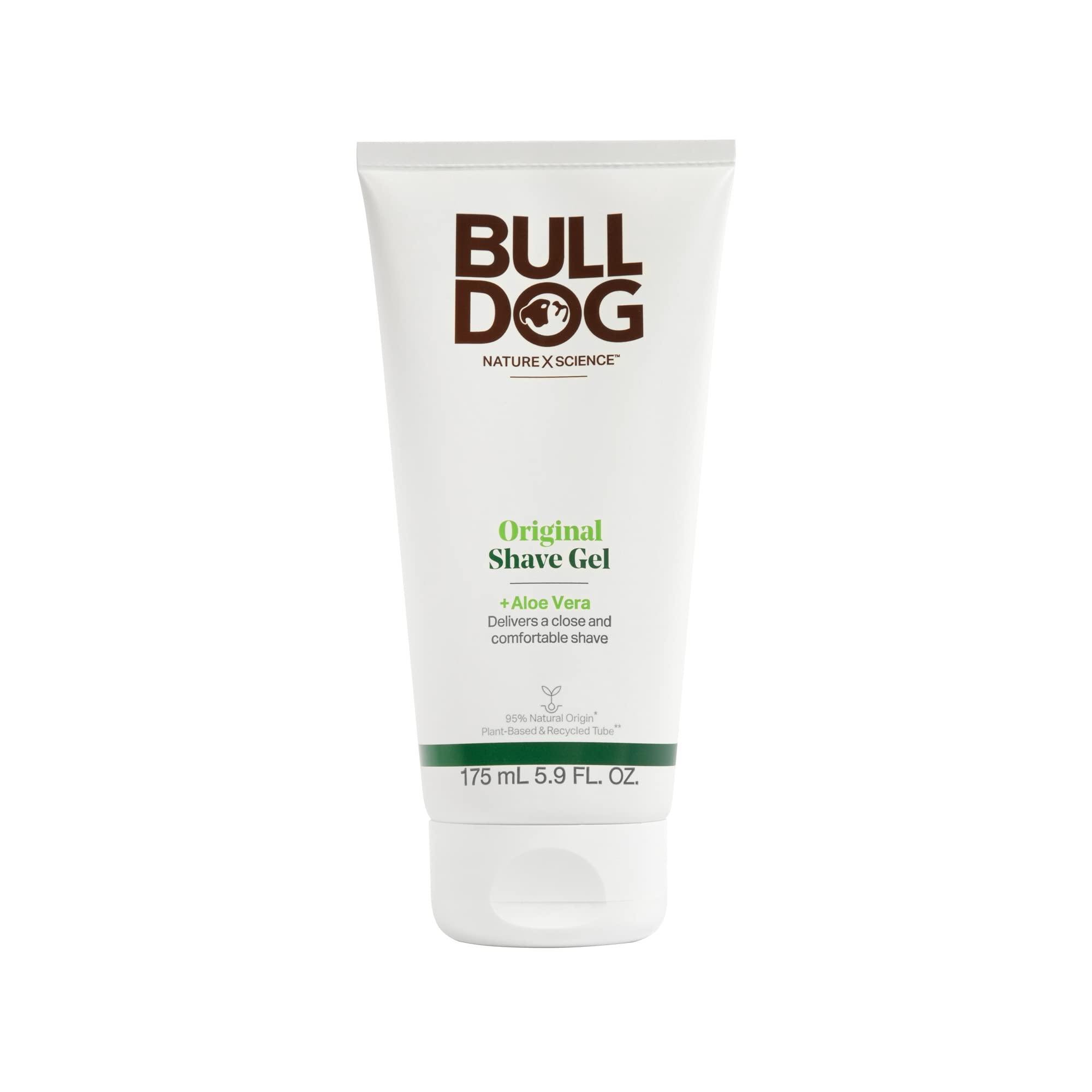 Bulldog Original Shave Gel bottle ready for a smooth shave