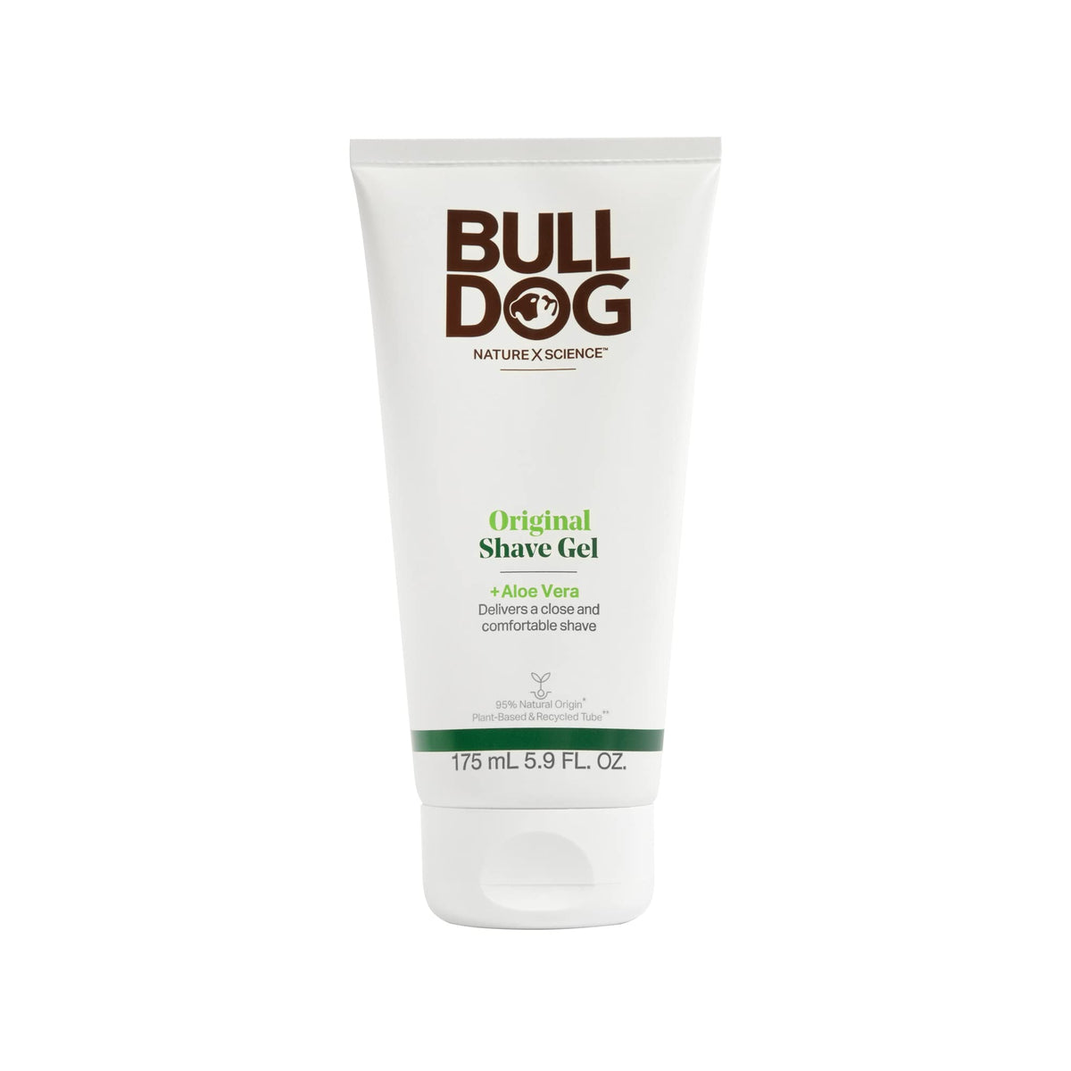 Bulldog Original Shave Gel bottle ready for a smooth shave