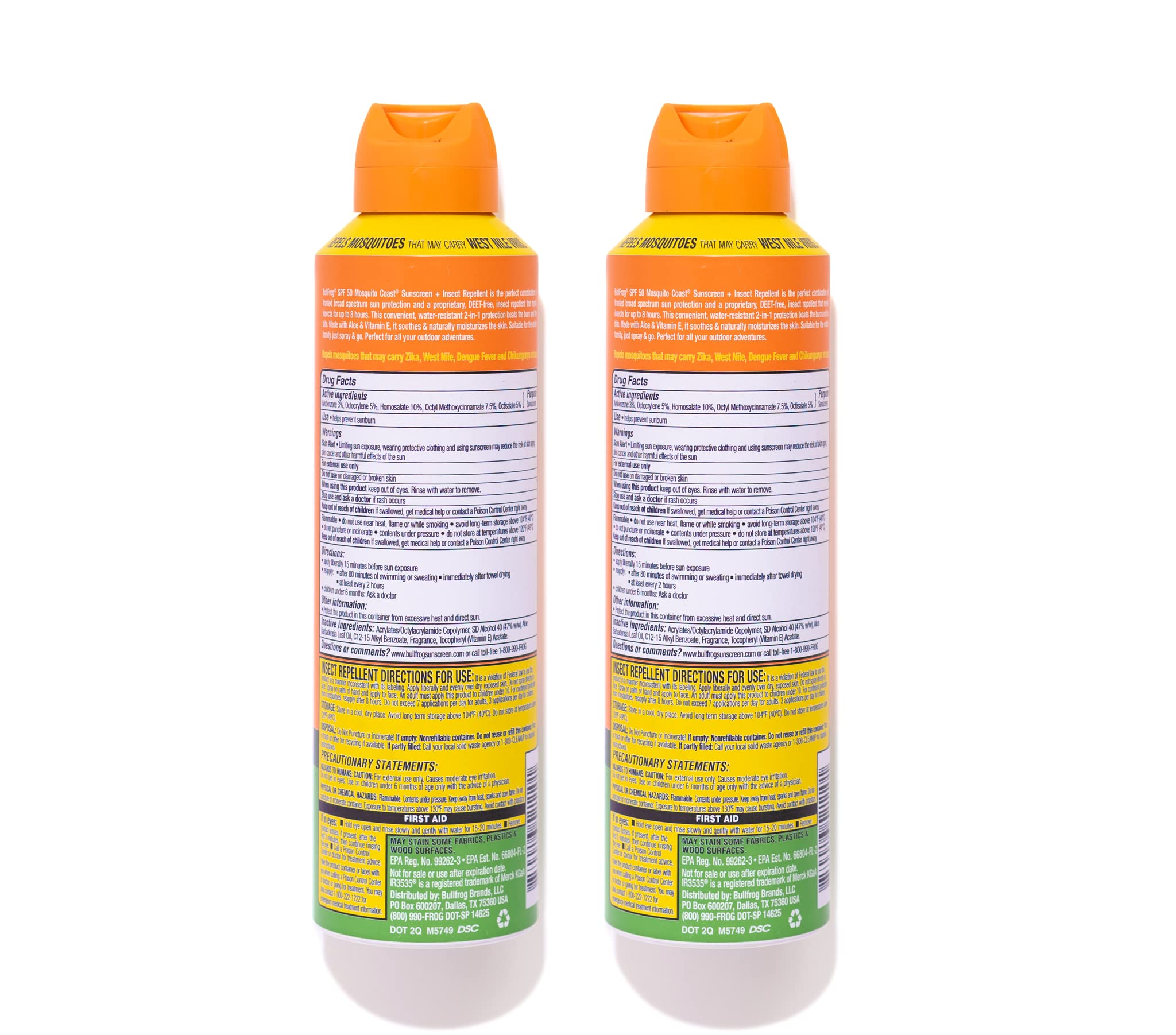 Bullfrog Mosquito Coast 2-pack for family outdoor protection