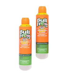 Bullfrog Mosquito Coast SPF50 label highlighting sun protection