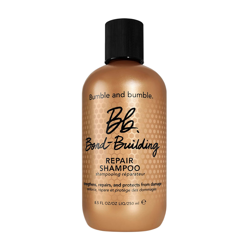 Bumble and bumble Bond Building Shampoo bottle front shows color safe daily strengthening
