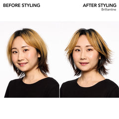 Brilliantine shine on hair highlighting lived-in texture