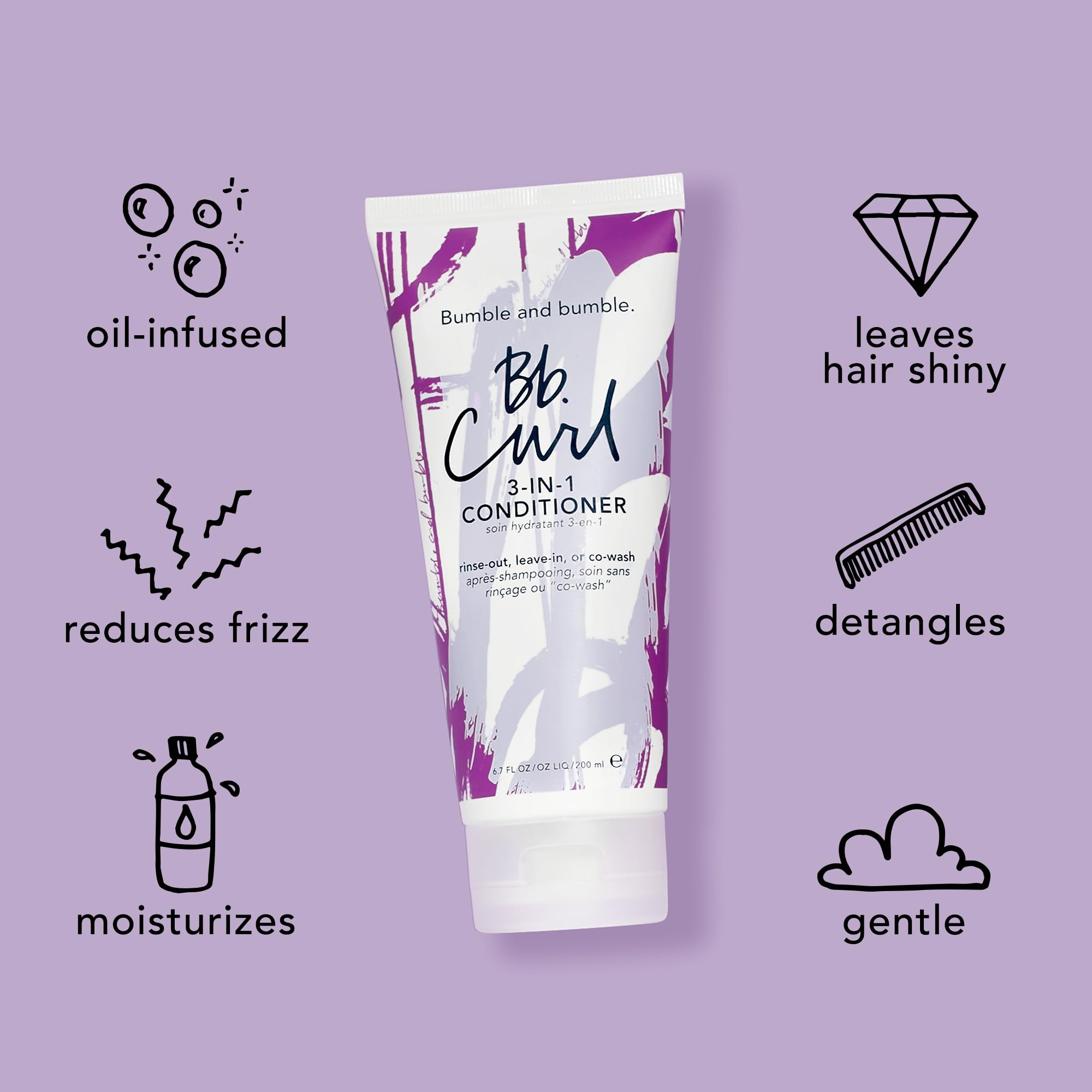 Bumble and bumble Curl 3-in-1 conditioner used as co-wash.