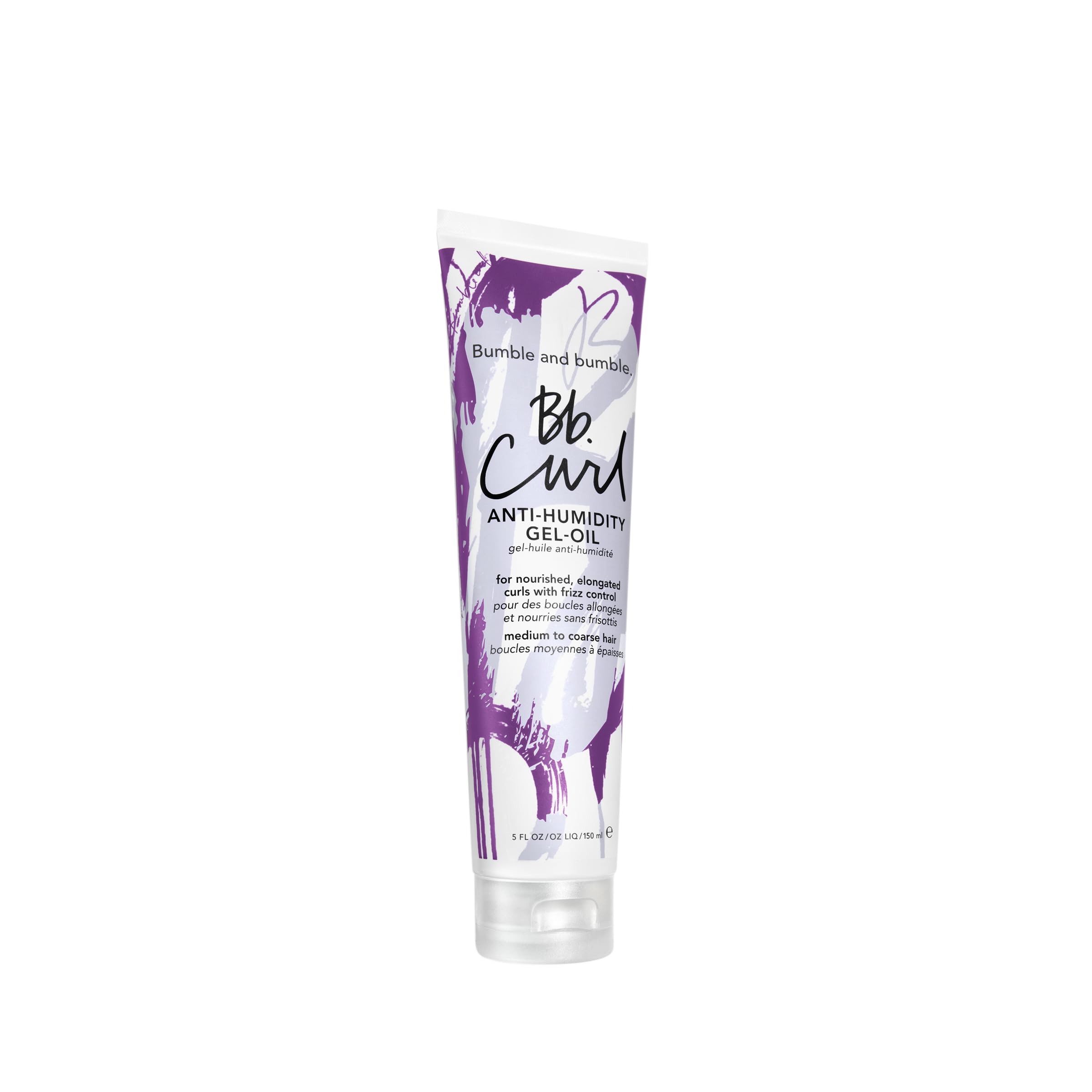 Bumble and bumble Curl Anti-Humidity Gel-Oil bottle showing frizz control for curls.
