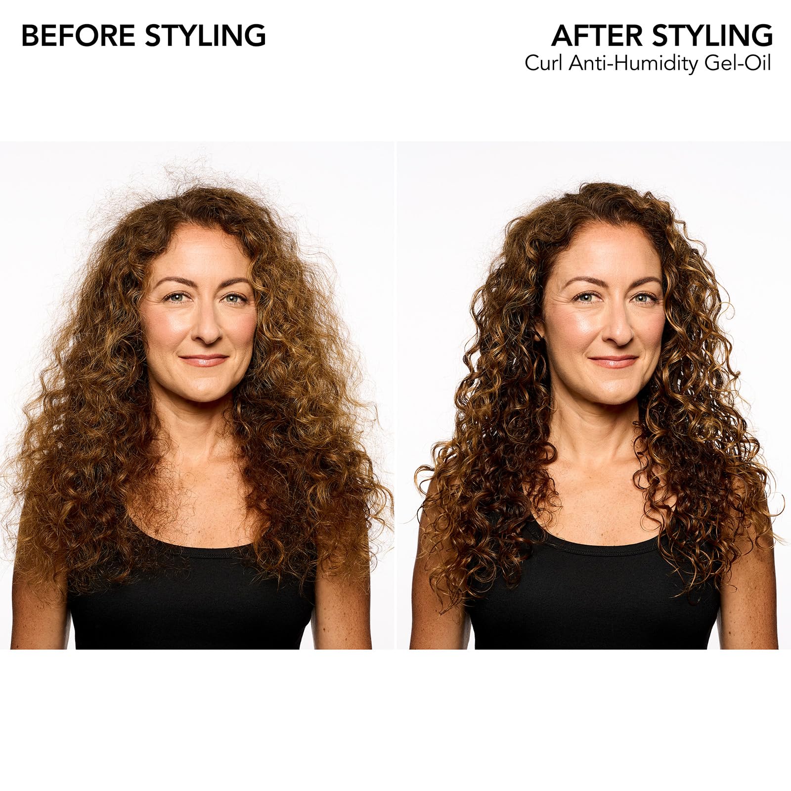 Bumble and bumble Curl Anti-Humidity Gel-Oil on hand demonstrates moisturizing texture.