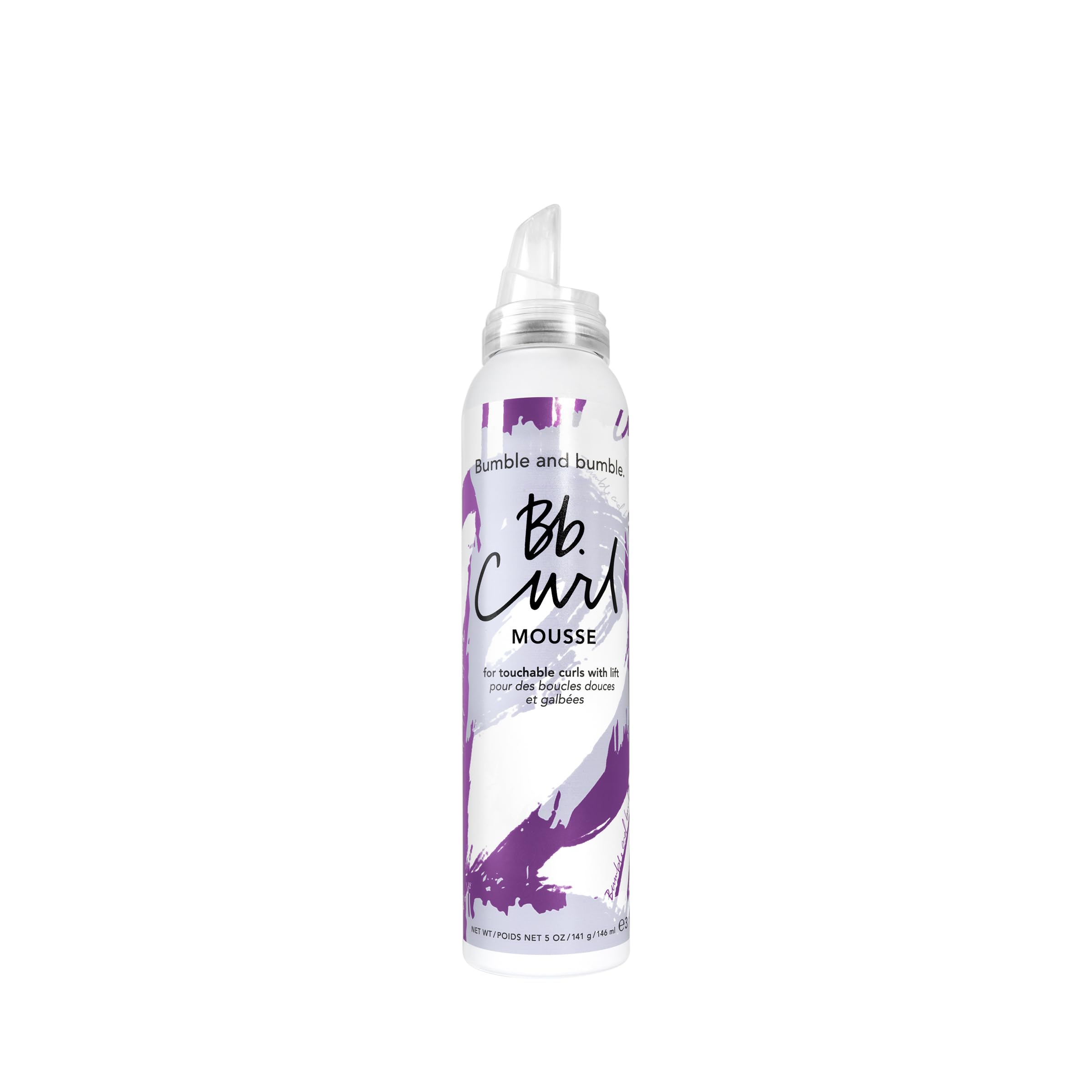 Bumble and bumble Curl Defining Mousse bottle highlights lightweight curl definition